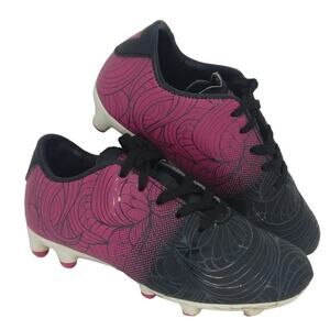 VIZARI Cali Girls Pink & Black Soccer Cleats - Size: 11C